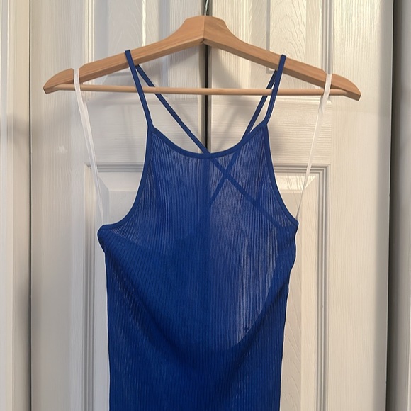 Maxi semi sheer strappy dress - Picture 2 of 5